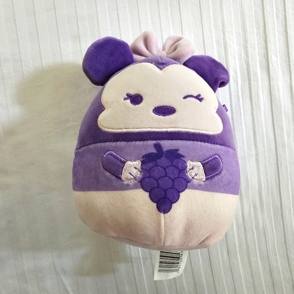 Disney 5” Grape Scented Minnie Mouse Mystery Squad Squishmallow 🍇 🚫 Scented